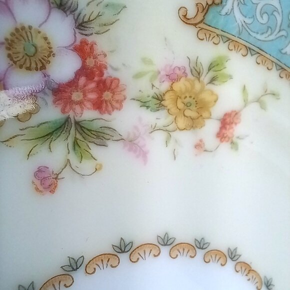 Noritake Blue Dawn Bread & Butter Plates Vintage Porcelain Transferware 6 3/8 in - Picture 3 of 11